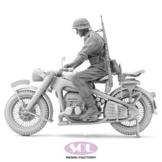 1/16 WWII German KS750 with Rider