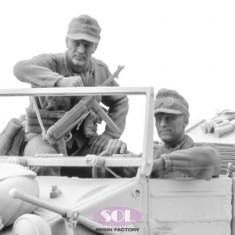 1/35 Crew for WWII German Kubelwagen