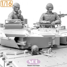 1/16 Leopard 2A7 Bundeswehr Tank Crew for Das Werk kit
