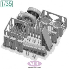 1/35 Sd.Kfz.7 Mittlere 8t HALF-Track INITIAL Ver. Accessary for Tamiya kit