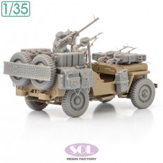 1/35 WWII British SAS 1/4 Ton 4x4 Patrol Car Conversion Kits