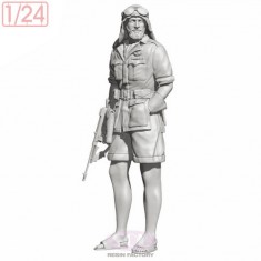 1/24 WWII British SAS 1/4 Ton Patrol Car Raider #4