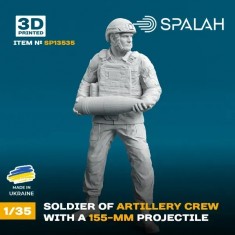 1/35 Charger with 155-mm Projectile of M777 Howitzer 