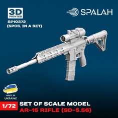 1/72 AR-15 Rifle SD-5.56 (5pcs)