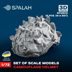 1/72 Camouflage Helmet (5pcs)