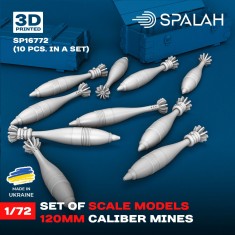 1/72 120mm Caliber Mines (10pcs)