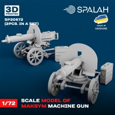 1/72 Maxim Heavy Machine Gun (2pcs)