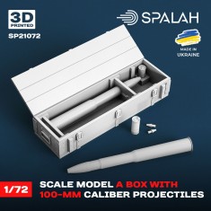 1/72 Box with 100mm Caliber Projectiles