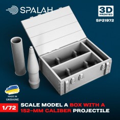 1/72 Box with 152mm Caliber Projectile