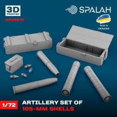 1/72 105mm Artillery Shell Set