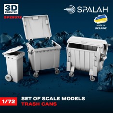 1/72 Trash Cans (3pcs)