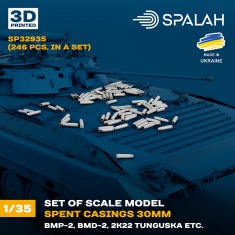 1/35 30mm Spent Casings for BMP-2 BMD-2 (246pcs)