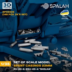 1/35 23mm Spent Casings for ZU-23 ZSU-23-4 (148pcs)