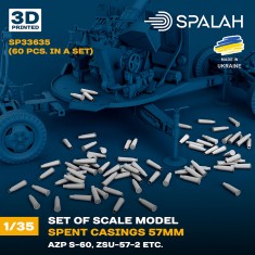 1/35 57mm Spent Casings for S-60 ZSU-57-2 (60pcs)