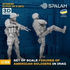 1/35 American Soldiers in Iraq (2 Figures)
