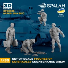 1/35 M2 Bradley Maintenance Crew (4 Figures)