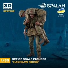 1/35 WWII US Army Hacksaw Ridge Rescue Set (2 Figures, 3D Printed)