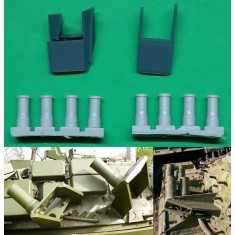 1/35 T-64BV Late Smoke Grenade Mounts Conversion Set for Trumpeter kit