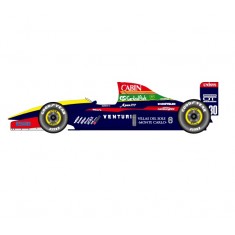 1/20 Venturi LC92 Monaco GP 1992 F1 Racing Car [Multi Material Kit]