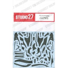 1/12 Ninjya H2 Carbon Decal for Tamiya kits