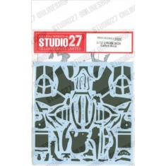 1/12 GSX-RR 2020 Carbon Decal for Tamiya kit