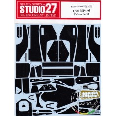 Carbon Decal Sheet for 1/20 McLaren MP4/6 for Fujimi kit