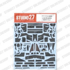 1/20 F1-2000 Carbon Decal for Tamiya #20048