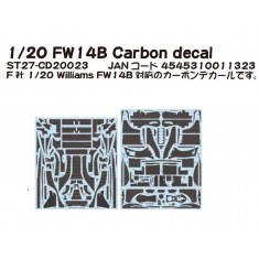 1/20 Williams FW14B Carbon Fibre Decal for Fujimi Kit
