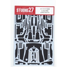 1/24 Ferrari FXX Carbon Decal Set for Tamiya kit