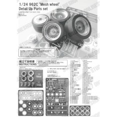 1/24 962C Leyton House #16 JSPC Complete parts set for Hasegawa kits