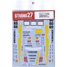 1/24 Mercedes-Benz 190E AGM-Karcher #60/#65 DTM 1990 Decals for Fujimi 125718 kit