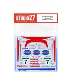 Decals for 1/24 Toyota Celica GT-FOUR ST165 "TAMOIL" #7 Rallye Alsace-Vosges 1992