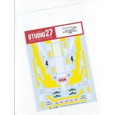 1/24 Ferarri 308GTB "Jolly Club" #4 Rally Piancavallo 1980 Decals for Revell #07302/07316