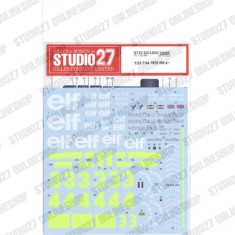 1/20 P34 1976 Rd.4 Decal for Tamiya #2069/2071
