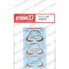 1/12 RZ250/350 Line Decal #B for Hasegawa kit