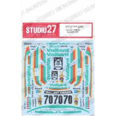 1/20 935 ''Vaillant'' #70 DRM 1977 Decal for Tamiya kit