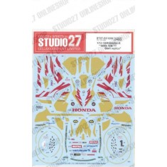 1/12 Honda CBR1000RR-R 100th IOM TT Start Replica Decals for Tamiya kits