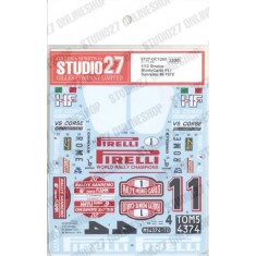 1/12 Lancia Stratos Decal #1 Monte Carlo / #4 Sanremo 1978 for Italeri kits