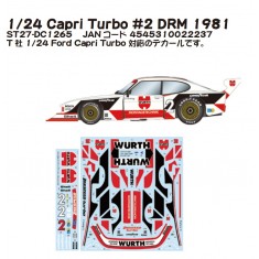 1/24 Capri Turbo Decal #2 DRM 1981 for Tamiya kit