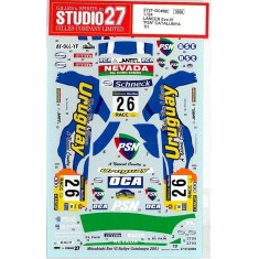 1/24 Mitsubishi Lancer Evolution VI WRC "PSN" 2001 Season Decals