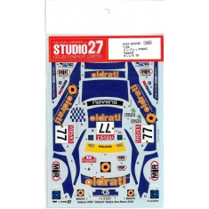 1/24 Subaru Impreza WRC "Oldrati" Sanremo 2001 Decals