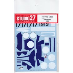 1/24 Car Number & Stripe Decals for Ferrari 250TR LM 1959 (#10, 17 & 19)
