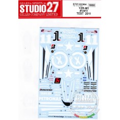 Decals for 1/12 Yamaha YZR-M1 #1/#11 Test 2011 for Tamiya #14114/#14115