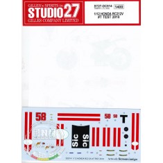 1/12 Honda RC212V #T TEST (2010) Decals for Tamiya kit #14106/14108