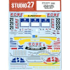 1/24 SLS AMG "ROWE" #21/22 Nur24 2012 Decals for Fujimi kit #132929
