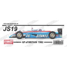 1/20 JS19 GP of Britain 1982 Multimedia Kit
