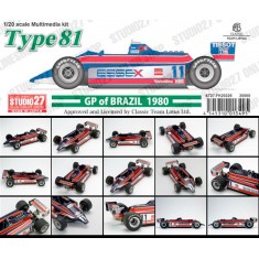 1/20 Lotus 81 GP of BRAZIL 1980 [Multi Material Kit]