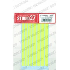Line Decal: Fluorescent Yellow [5mm, 8mm]