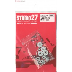 1/20 McLaren MP4/4 Brake Set (White Metal) for Tamiya kit