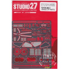 Detail-up parts for 1/24 Minolta Toyota 88C-V for Tamiya kit